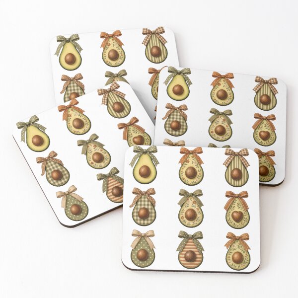 Item preview, Coquette Bow Avocado Fruit Picking Season designed and sold by CF_VintageDesign.