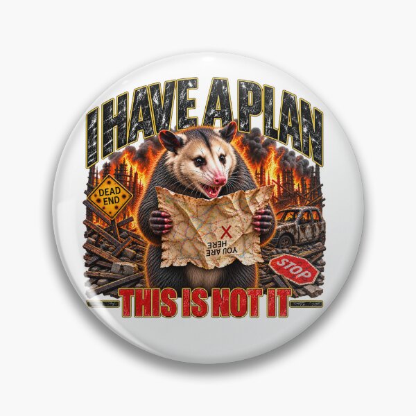 Item preview, Opossum With The Plan- Funny Humor  designed and sold by OFF-CTR.