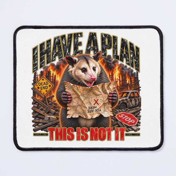 Item preview, Opossum With The Plan- Funny Humor designed and sold by OFF-CTR.