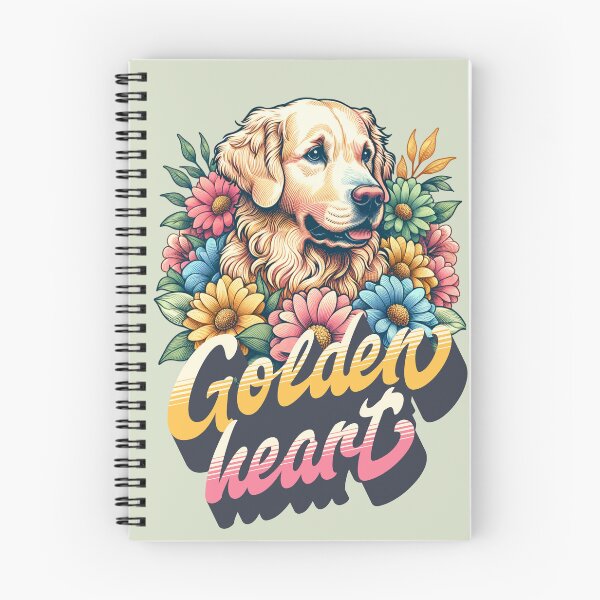 Item preview, Golden Retriever Dog with Flowers designed and sold by Twosided.