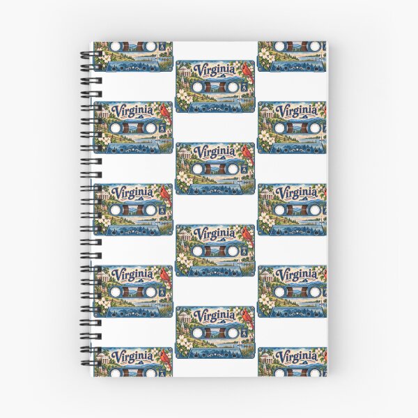 Item preview, Virginia Retro Cassette Tape designed and sold by Whimspired By Paxx.