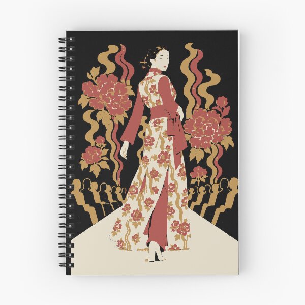 Item preview, Ukiyoe Runway Obi Figure Streetwear Woodblock Back-Print designed and sold by WAVE-JP.