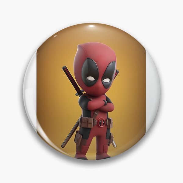 Item preview, Cute Baby Deadpool Inspired Character Design for Fans of Superhero Humor designed and sold by robsonfer12.