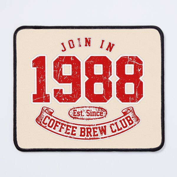Item preview, Join 1988 Coffee Brew Club Varsity Retro designed and sold by Yellowriversss.