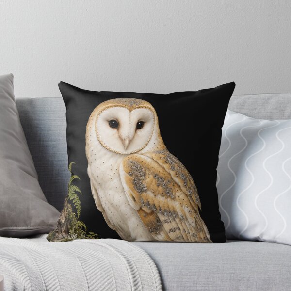 Item preview, Barn Owl on Mossy Branch designed and sold by Elżbieta  Kaps.