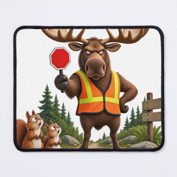 Item preview, Moose Traffic Officer and Woodland Helpers designed and sold by Terrymiller1973.