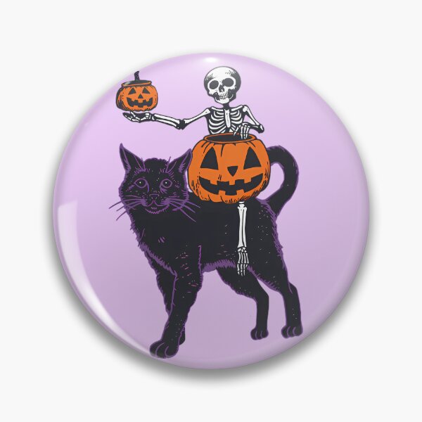 Item preview, Skeleton Riding Black Cat designed and sold by Structure-Blue.