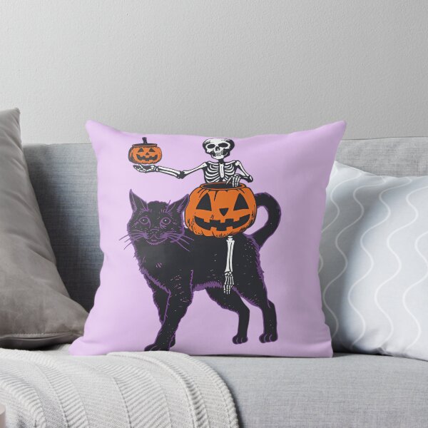 Item preview, Skeleton Riding Black Cat designed and sold by Structure-Blue.