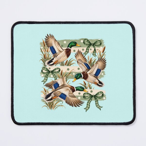 Item preview, Vintage Mallard Duck Flying Waterfowl Preppy Style designed and sold by Aesthetic-Avenue.