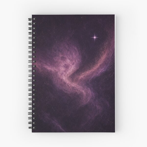 Item preview, Mystic Violet Deep Space Nebula Stars Art designed and sold by IntelliMindDesigns.