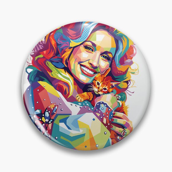 Item preview, Dolly Parton WPAP Art Design Colorful Geometric Portrait designed and sold by minored.