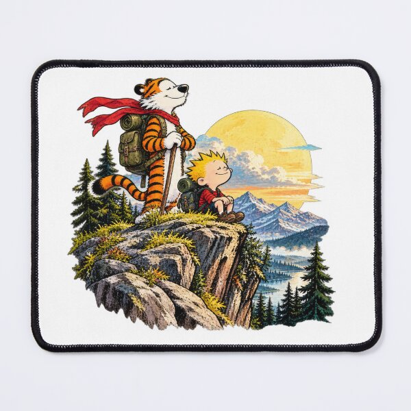 Item preview, Calvin and Hobbes Mountain Adventure – Best Friends Hiking Into the Wild designed and sold by Abidel.