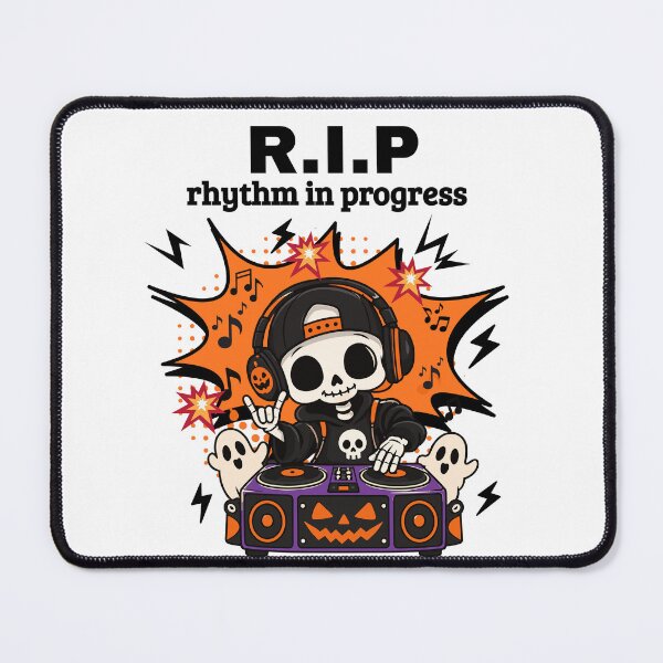 Item preview, RIP rhythm in the progress -Skeleton design  designed and sold by She - artist creations .