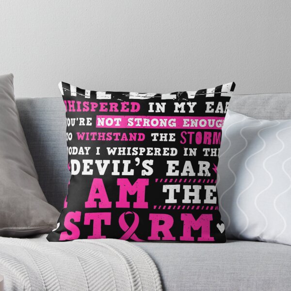 Item preview, Storm Breast Cancer Awareness Survivor Pink Ribbon Women designed and sold by linendaust.