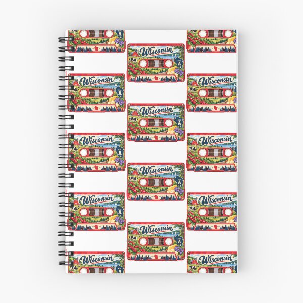 Item preview, Wisconsin Retro Cassette Tape designed and sold by Whimspired By Paxx.
