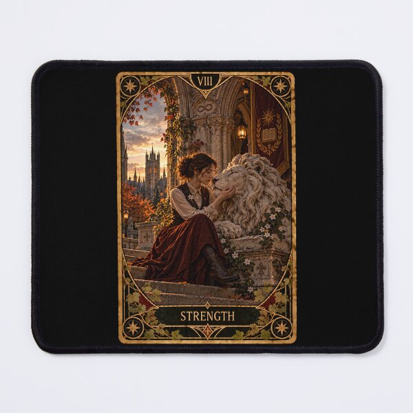 Item preview, Dark Academia Tarot Card Prints: Strength designed and sold by PinUpPizzazz.