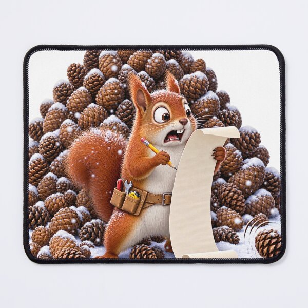 Item preview, Squirrel Winter Prep designed and sold by Slow Draw.
