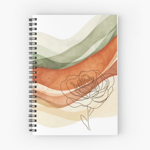 Item preview, Camellia Bloom Ribbon Bands | Terracotta Botanical Wall Art designed and sold by Zaramodo.