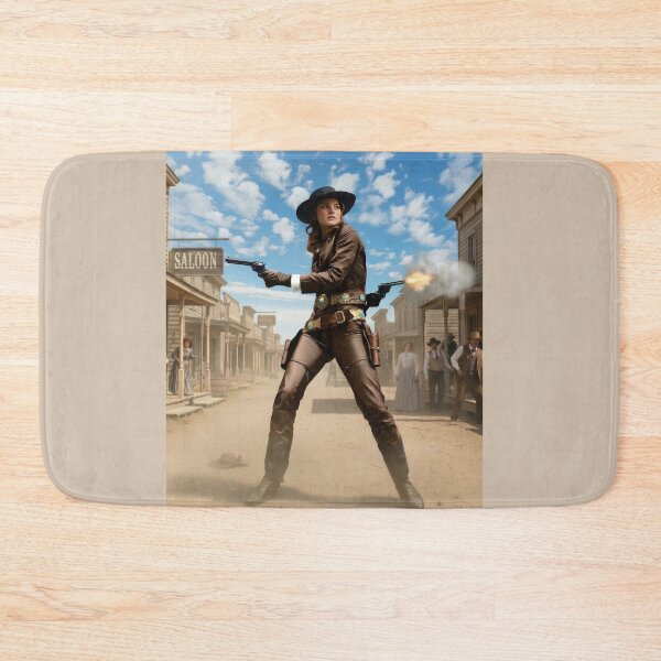 Item preview, The Outlaw Cowgirl Duel in the Wild West designed and sold by artisfun333.