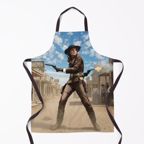 Item preview, The Outlaw Cowgirl Duel in the Wild West designed and sold by artisfun333.