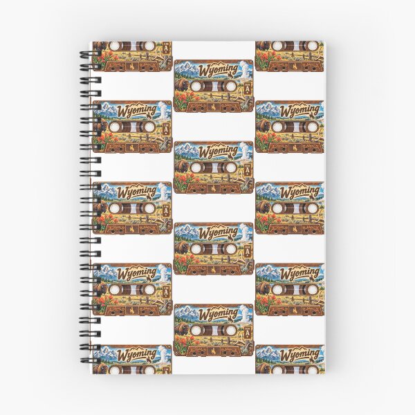 Item preview, Wyoming Retro Cassette Tape designed and sold by Whimspired By Paxx.