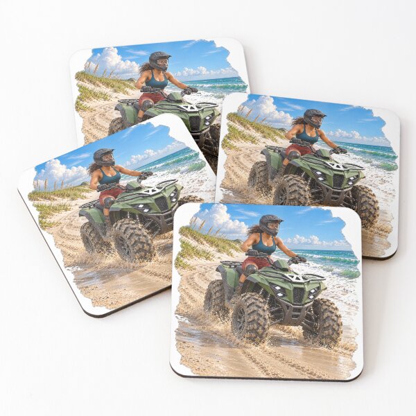 Item preview, ATV Arriving Bright Dune Beach Trail designed and sold by Terrymiller1973.
