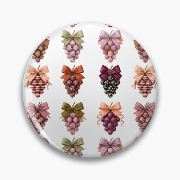 Item preview, Coquette Bow Grape Fruit Picking Season designed and sold by CF_VintageDesign.