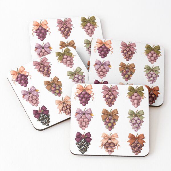 Item preview, Coquette Bow Grape Fruit Picking Season designed and sold by CF_VintageDesign.