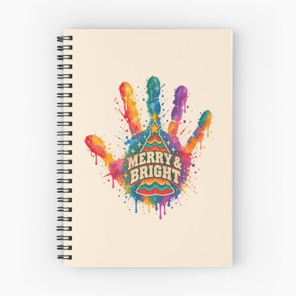 Item preview, Merry Bright Rainbow Handprint Christmas Tree Glitter designed and sold by Yellowriversss.