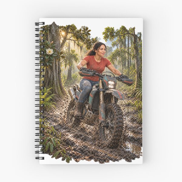 Item preview, Motorcycle Arriving Magnolia Sweetbay Swamp Trail designed and sold by Terrymiller1973.