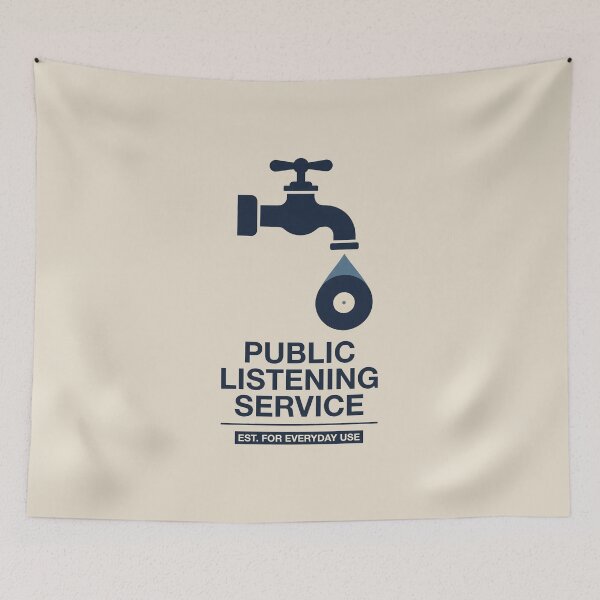 Item preview, Vinyl Collector Public Listening Service Audiophile designed and sold by SplashTastic.