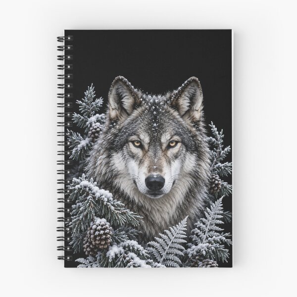 Item preview, Majestic Wolf in Winter Forest designed and sold by Elżbieta  Kaps.