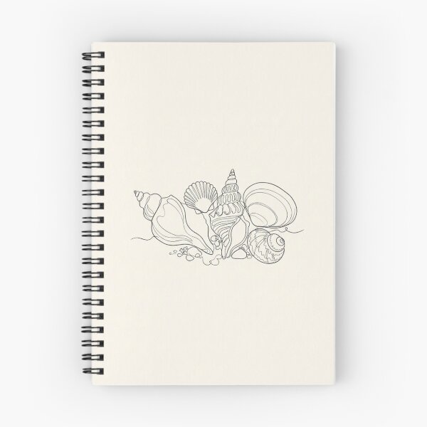 Item preview, Seashell Cluster | Minimalist Coastal Continuous Line Art designed and sold by Zaramodo.