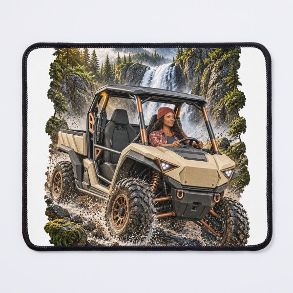 Item preview, UTV Arriving Alpine Waterfall Gorge Trail designed and sold by Slow Draw.