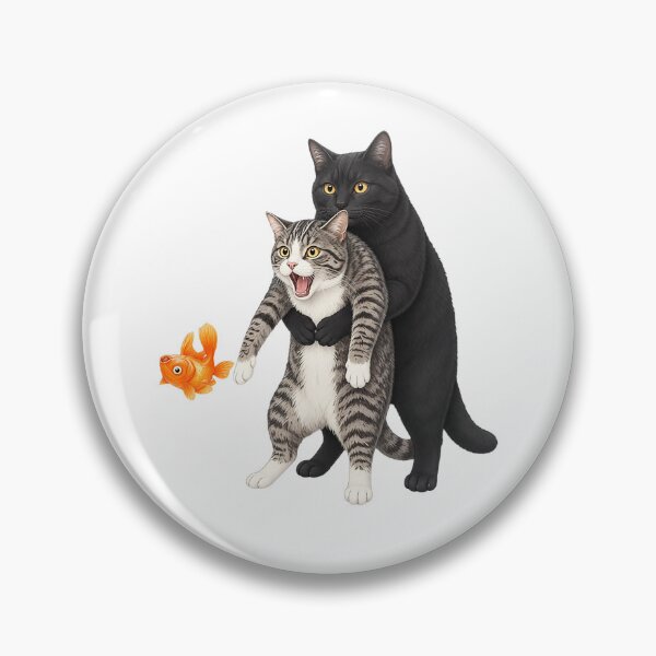 Item preview, Cat Heimlich Maneuver designed and sold by ellapaintcoast.