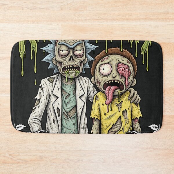 Aperçu de l'œuvre Rick et Morty Horreur Zombie Art créée et vendue par Bawwe.