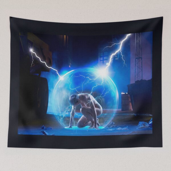 Item preview, Sci-Fi Time Travel Female Cyborg Arrival on Earth designed and sold by artisfun333.