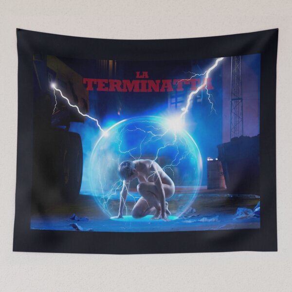 Item preview, Sci-Fi Time Travel Female Cyborg Arrival on Earth designed and sold by artisfun333.