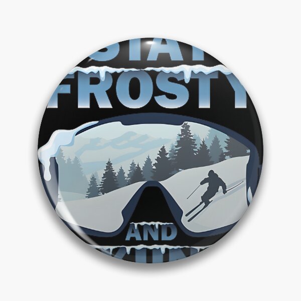 Item preview, Stay Frosty Skiing Design for Winter Sports Enthusiasts designed and sold by Natsu09.