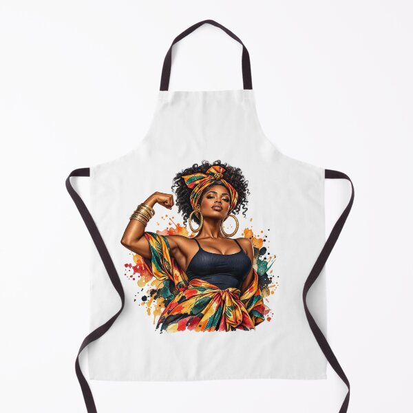 Artikelvorschau, Starke schwarze Frau, afrozentrische Aquarellkunst entworfen und verkauft von GoyalShop007.
