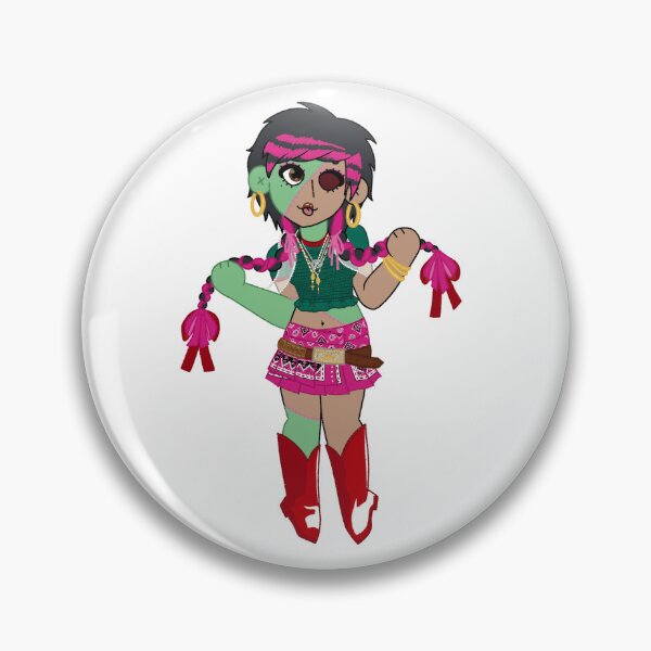 Item preview, zombie mexican baddie designed and sold by strawbri co.