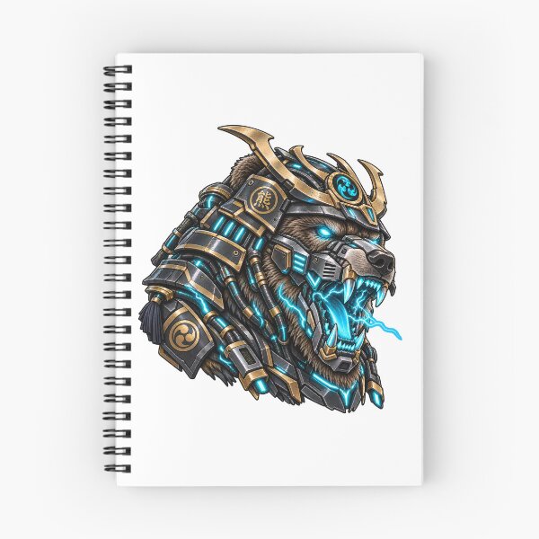 Item preview, Cyberpunk Cyber Samurai Bear Armor Art designed and sold by RiteshCenter .