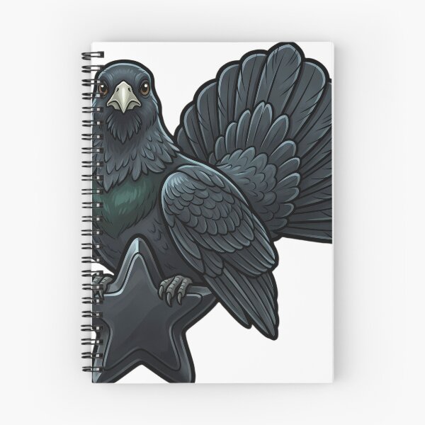 Item preview, Krampus Western Capercaillie with an Obsidian Star — Gothic Christmas Familiar designed and sold by IllumeInk.