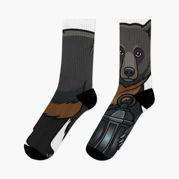 Item preview, Krampus Brown Bear with a Dark Iron Lantern — Gothic Christmas Familiar designed and sold by IllumeInk.