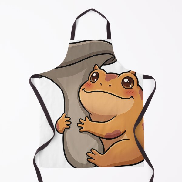Item preview, Cute Pacman Frog Hugging an Oyster Mushroom designed and sold by pumsquare.