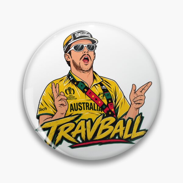 Item preview, Travball Australian Cricket Fan designed and sold by sahbender.