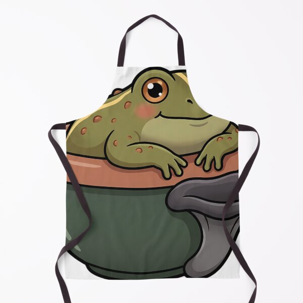 Item preview, Cute Natterjack Toad in a Glazed Stoneware Mixing Bowl with Black Trumpet Mushroom designed and sold by pumsquare.