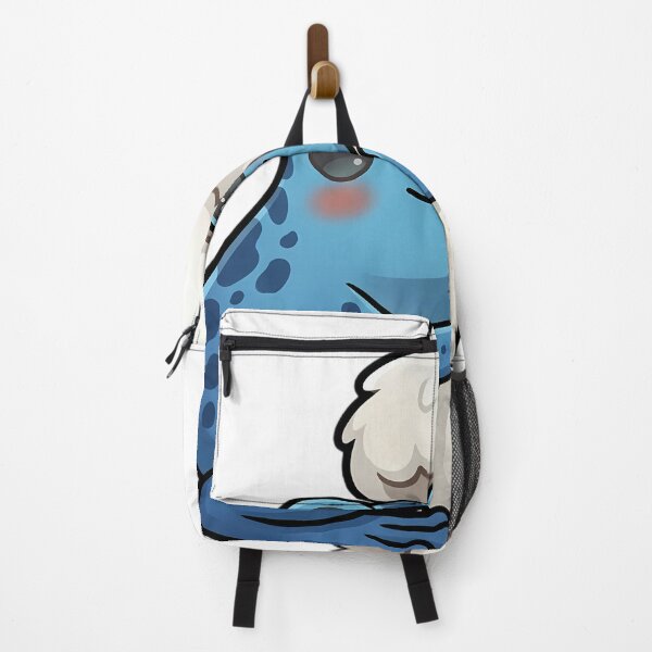 Item preview, Cute Blue Poison Dart Frog Hugging a Lion's Mane Mushroom designed and sold by pumsquare.