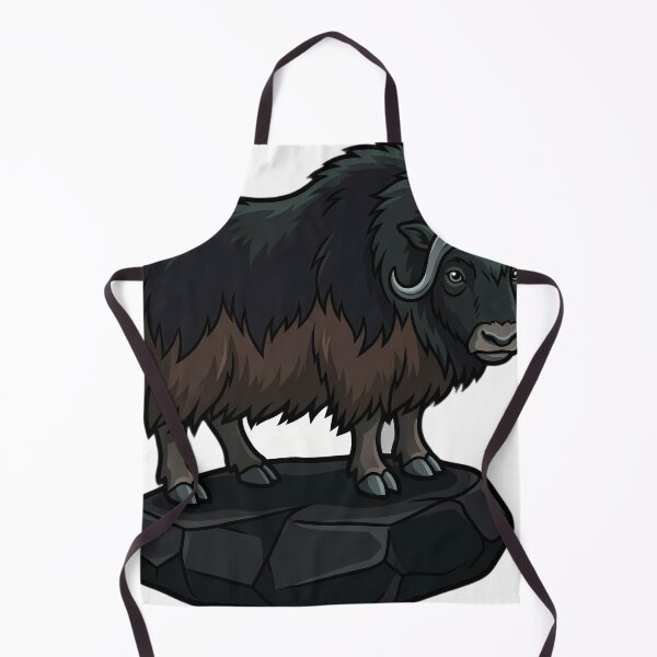 Item preview, Krampus Musk Ox with a Lump of Black Coal — Gothic Christmas Familiar designed and sold by IllumeInk.