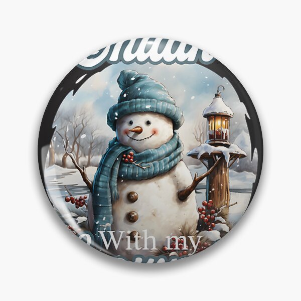 Artikelvorschau, Frosty der Schneemann – Winterwunderland-Cartoon-Design mit dem Motto „Bleib frostig und lass es schneien“ entworfen und verkauft von Natsu09.